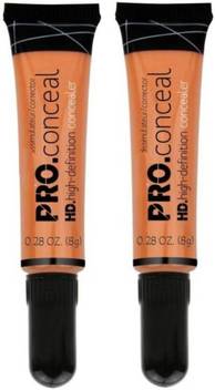 Ajdp Conceal Concealer Orange Corrector Concealer For Under Eye Dark Circles Red Spots Acne On