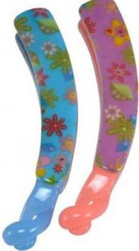 Vipanita Banana Hair Claw For Girls And Women Multi Colour