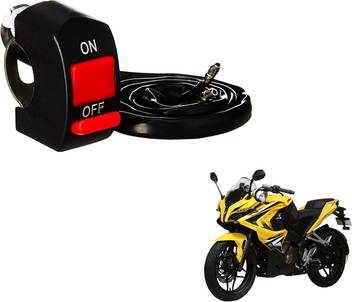 Wolkomhome Bike On Off Switch Handlebar Switches For Bajaj Pulsar Rs 200 15 A Two Way Electrical Switch Price In India Buy Wolkomhome Bike On Off Switch Handlebar Switches For Bajaj