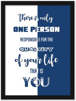 Motivational Quotes Frame For Office Wall School Study Room College Institute Students Enterpreneur Classroom And Home