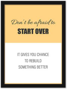 Motivational Quotes Frame For Office Wall School Study Room College Institute Students Enterpreneur Classroom And Home