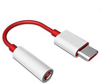 EFFULGENT Red USB Type C Audio Adapter, Type C to 3.5mm Headphone Jack  Connector Aux
