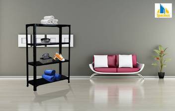 Spacious Crc Sheet 4 Shelf Slotted Angle Rack 15 X36 X60 Inch