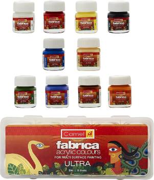 Flipkart Com Camlin Fabrica Acrylic Ultra Color 15m Set Of 10 Shades Acrylic Colours It is best on fabrics, canvas, wood and earthenware. flipkart