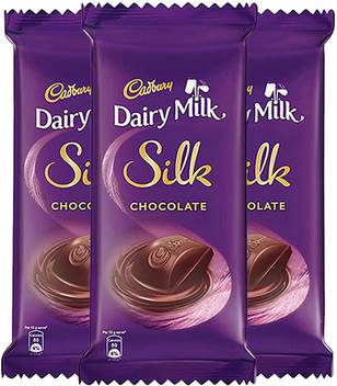 Cadbury Dairy Milk Silk Chocolate Bar 150 G Pack Of 3 Bars Price In India Buy Cadbury Dairy Milk Silk Chocolate Bar 150 G Pack Of 3 Bars Online At Flipkart Com
