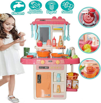 kids kitchen set in store