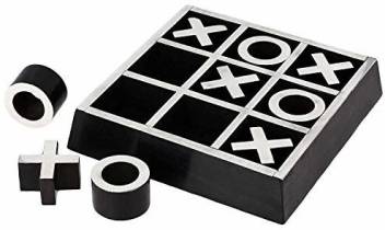 Ortus Tick Tack Toe Tic Tac Tik Tak Wooden Family Board Game Metal Naughts Crosses