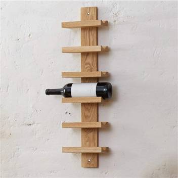 Royol Wooden Art Wooden Wine Rack Brown 6 Bottles