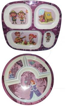 Madeearts Pack Of 2 Kids Printed Melamine Plates Model No 10 Sectioned Plate Price In India Buy Madeearts Pack Of 2 Kids Printed Melamine Plates Model No 10 Sectioned Plate Online At Flipkart Com