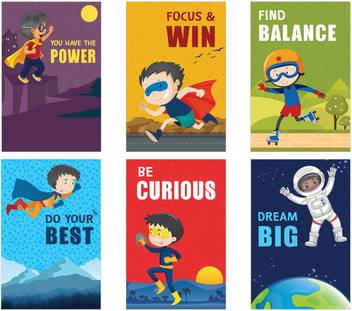 Kids Posters For Room Set Of 6 Kids Quotes Posters For Room Wall Posters For Boy Guaranteed lowest price, fast shipping & free returns, and custom framing options on all prints! inr