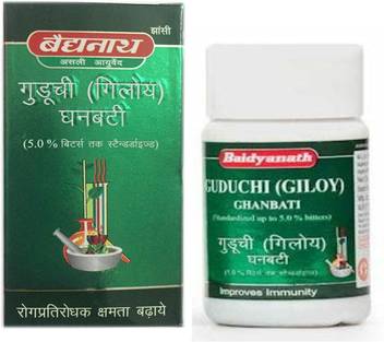 Baidyanath Guduchi Giloy Ghanbati 60 Tab Improves Immunity Price In India Buy Baidyanath Guduchi Giloy Ghanbati 60 Tab Improves Immunity Online At Flipkart Com