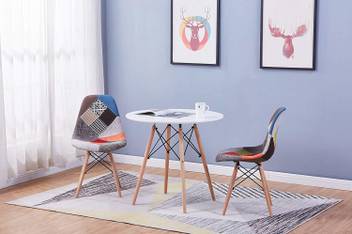 Uberlyfe 3 Pieces Dining Table Set W 2 Chairs Home Dining Room Kitchen Waiting Room Modern
