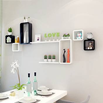 Mark Wood Wall Shelf Storage Storage Wall Hanging Bedroom Bedroom