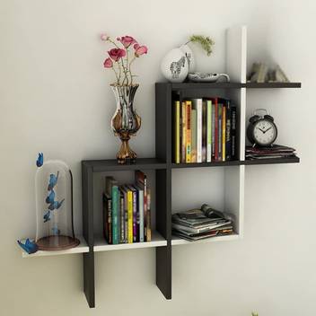 Mark Wood Wall Mounted Wall Shelf Living Room Clapboard Child Room