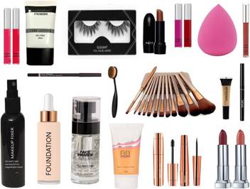 Kit Set Of 19 Makeup Bridal Combo - Spray Makeup Kit Kit Set Of 19 Makeup Bridal Combo - Spray Makeup Kit