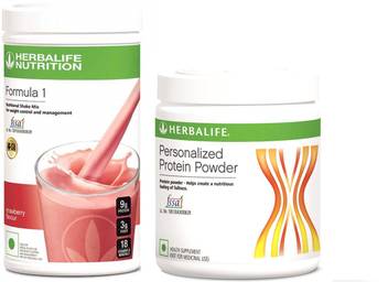Herbalife Formula 1 Strawberry Flavor 500 Gm With Personalized Protein 200 Gm In Pack Of 2 Combo Price In India Buy Herbalife Formula 1 Strawberry Flavor 500 Gm With Personalized Protein 200 Gm