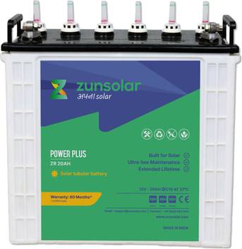 Zunsolar 20 Ah Power Plus Flooded Solar Battery Price In India Buy Zunsolar 20 Ah Power Plus Flooded Solar Battery Online At Flipkart Com