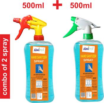 Juniper Spray Hand Sanitizer Bottle Pack Of 2 500 Ml Hand Rub
