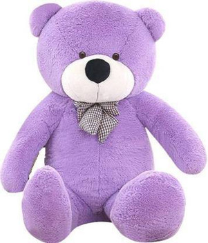 purple color teddy bear