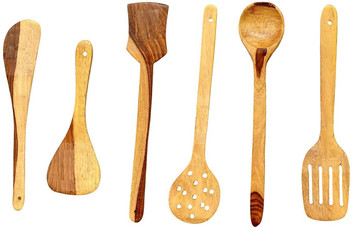 wooden spatula set