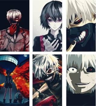 Pack Of 6 Tokyo Ghoul Poster Anime Room Posters No Need Of Tape