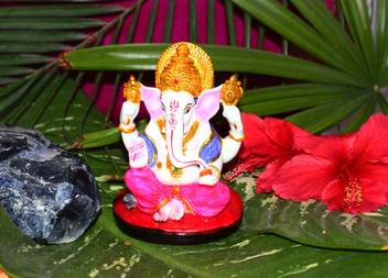 Beckon Venture Handcrafted Lord Ganesha Idols For Home Decor God Idols For Car Dashboard Shringar ganesh murti art's, hyderabad. flipkart