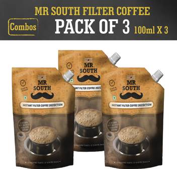 Mr South Instant Filter Coffee Decoction 100ml Pack Of 3 Filter Coffee Price In India Buy Mr South Instant Filter Coffee Decoction 100ml Pack Of 3 Filter Coffee Online At Flipkart Com