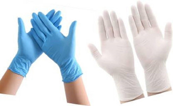 latex or nitrile gloves