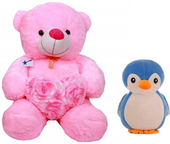 pink penguin teddy