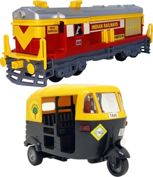 miniature toy train set