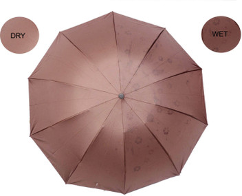 brown rain umbrella