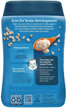 gerber supported sitter cereal