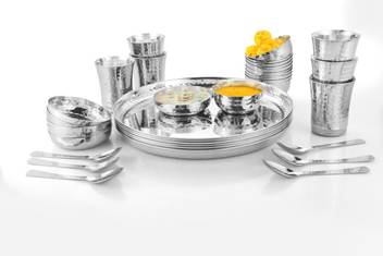16 Off On Vinod Pack Of 85 Stainless Steel Dinner Set On Flipkart Paisawapas Com