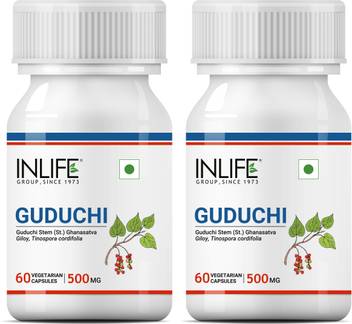 Inlife Guduchi Giloy Tinospora Cordifolia Supplement 60 Veg Caps 2 Pack Price In India Buy Inlife Guduchi Giloy Tinospora Cordifolia Supplement 60 Veg Caps 2 Pack Online At Flipkart Com