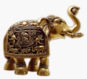 Rama Metal Brass Elephant Statue Decorative Showpiece 22 Cm Price In India Buy Rama Metal Brass Elephant Statue Decorative Showpiece 22 Cm Online At Flipkart Com