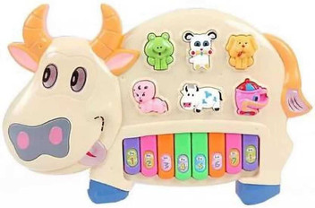 cow piano toy