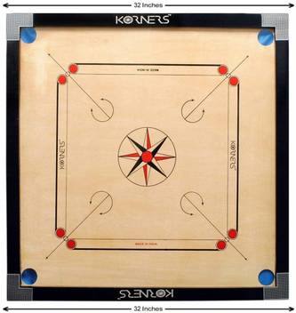 Korners Professional Carrom Board Full Size With Coins Striker Powder 5 Cm Carrom Board Buy Korners Professional Carrom Board Full Size With Coins Striker Powder 5 Cm Carrom Board