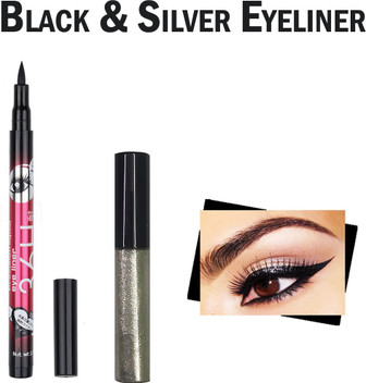 silver eyeliner