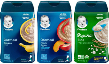 gerber oatmeal banana baby cereal