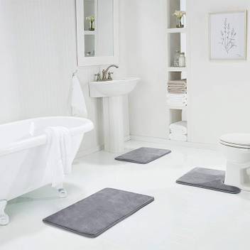 Ebasics Velvet Bathroom Mat