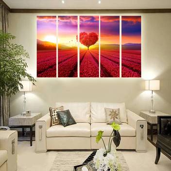 Pari Arts Pari Arts Multiple Frame Beautiful Tree Sparkle Print
