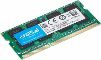 Crucial Laptop Ram Ddr3 4 Gb Dual Channel Laptop Laptop Ram Memory 4 Gb Ddr3l 1600mhz Sodimm 204 Pins Laptop Memory Crucial Flipkart Com