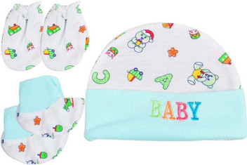 baby girl hat mitten set