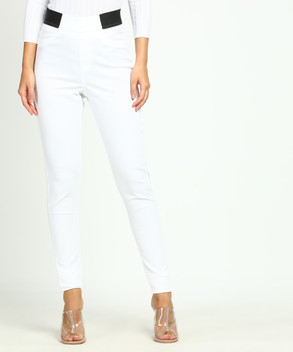 marks and spencer white jeggings