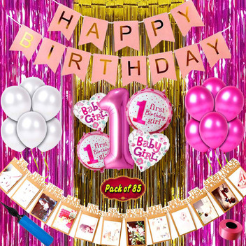 birthday balloons for baby girl