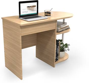 Homestrap Trends Engineered Wood Study Table Free Standing Finish Color