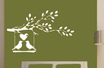 Corazon Reusable Wall Painting Love Birds Stencil (24 x 40 inches) 36029 Love  Birds Stencil Price in India - Buy Corazon Reusable Wall Painting Love Birds  Stencil (24 x 40 inches) 36029