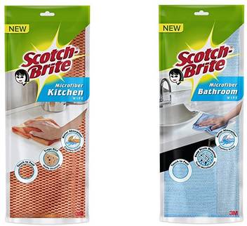 Scotch Brite Combo Of Microfiber Kitchen Wipe Pack Of 1pc