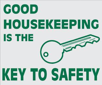 imbue GOOD HOUSEKEEPING IS THE KEY TO SAFETY Emergency Sign Price in India  - Buy imbue GOOD HOUSEKEEPING IS THE KEY TO SAFETY Emergency Sign online at  Flipkart.com