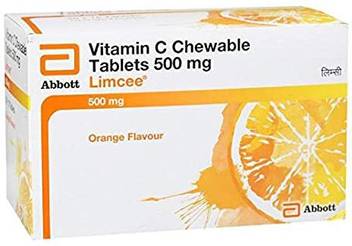 Abbott Limcee Vitamin C 500mg Orange Flavor Chewable Tablets